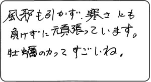 50代　あきら様 お声